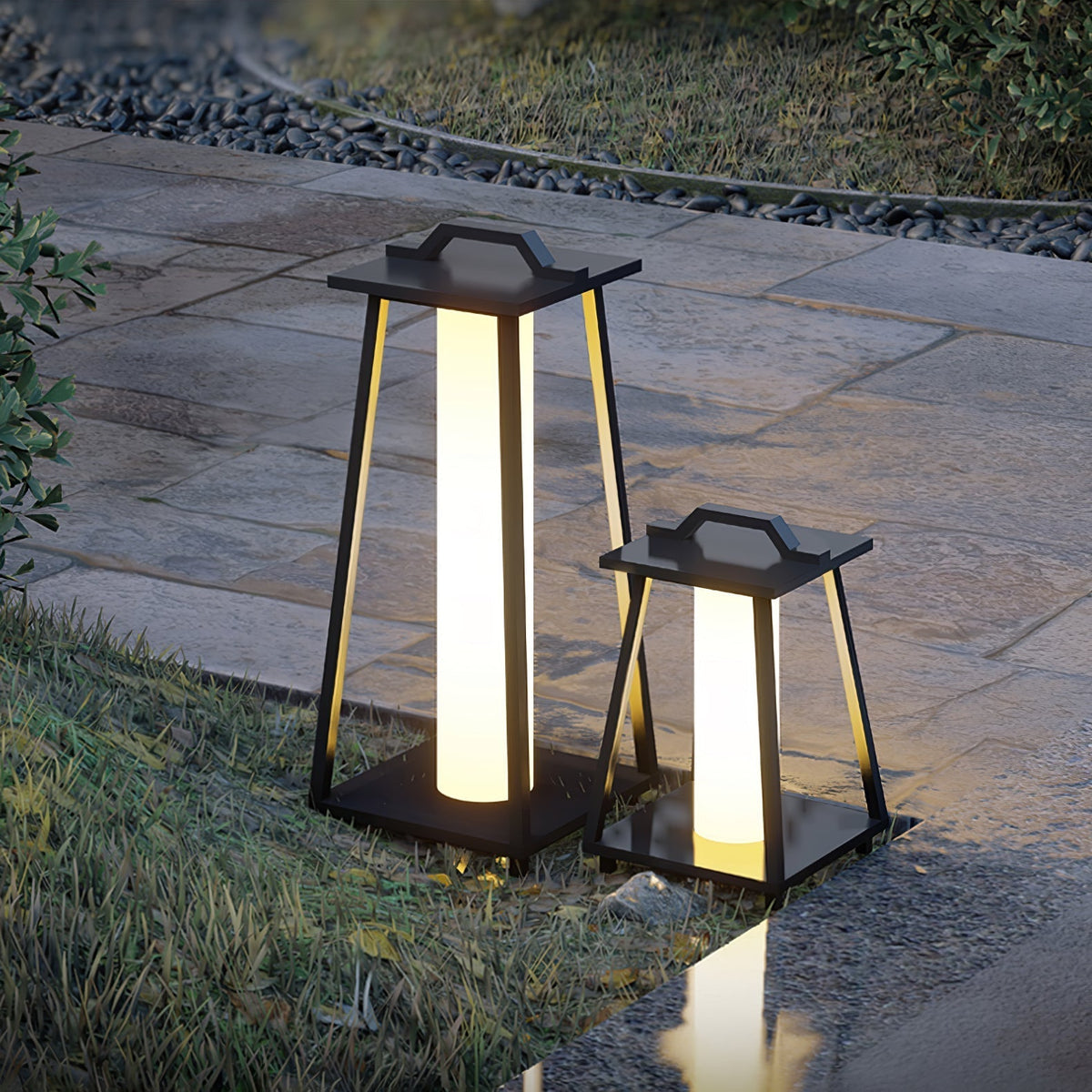 Syphae trapezoidvormige draagbare buitenlamp
