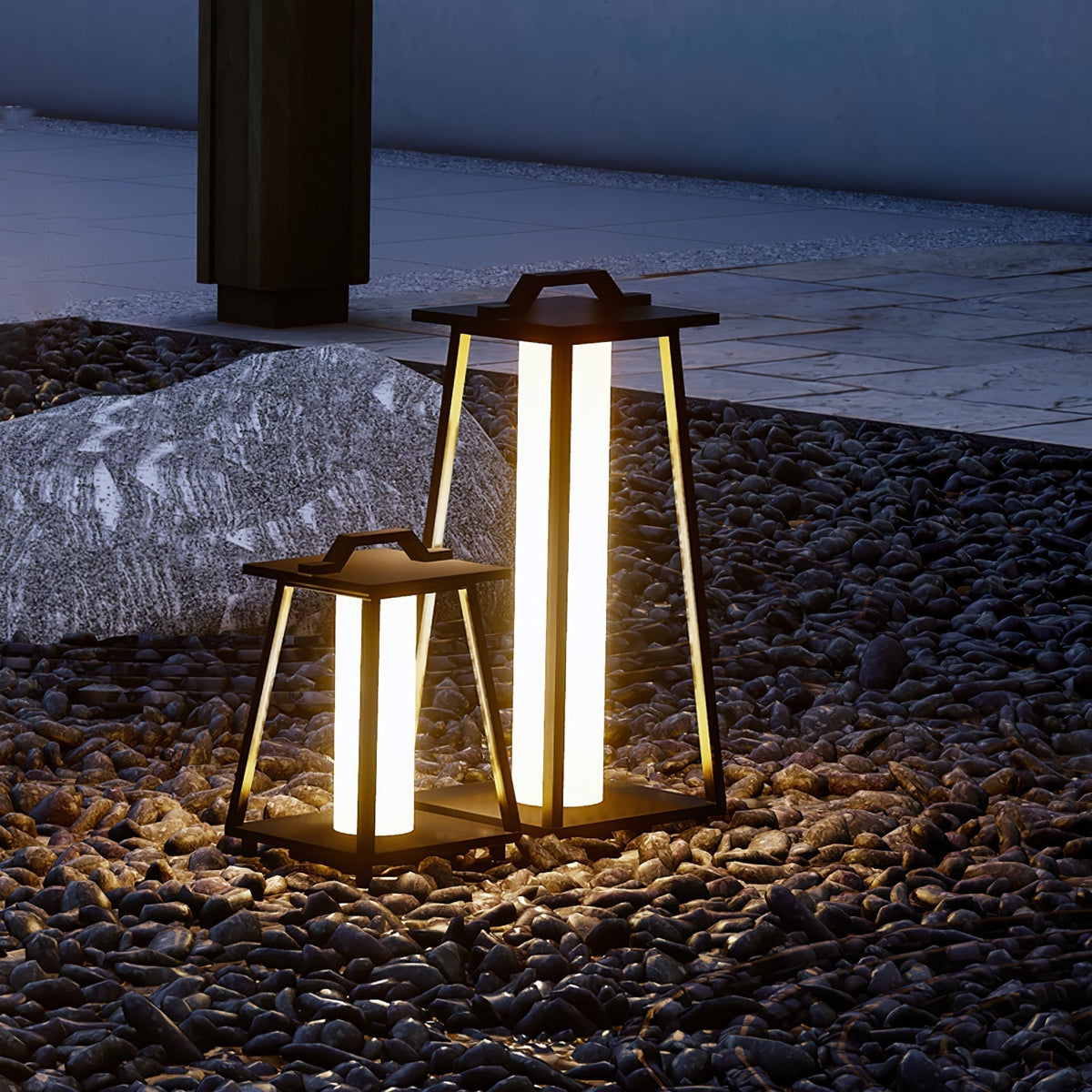Syphae trapezoidvormige draagbare buitenlamp