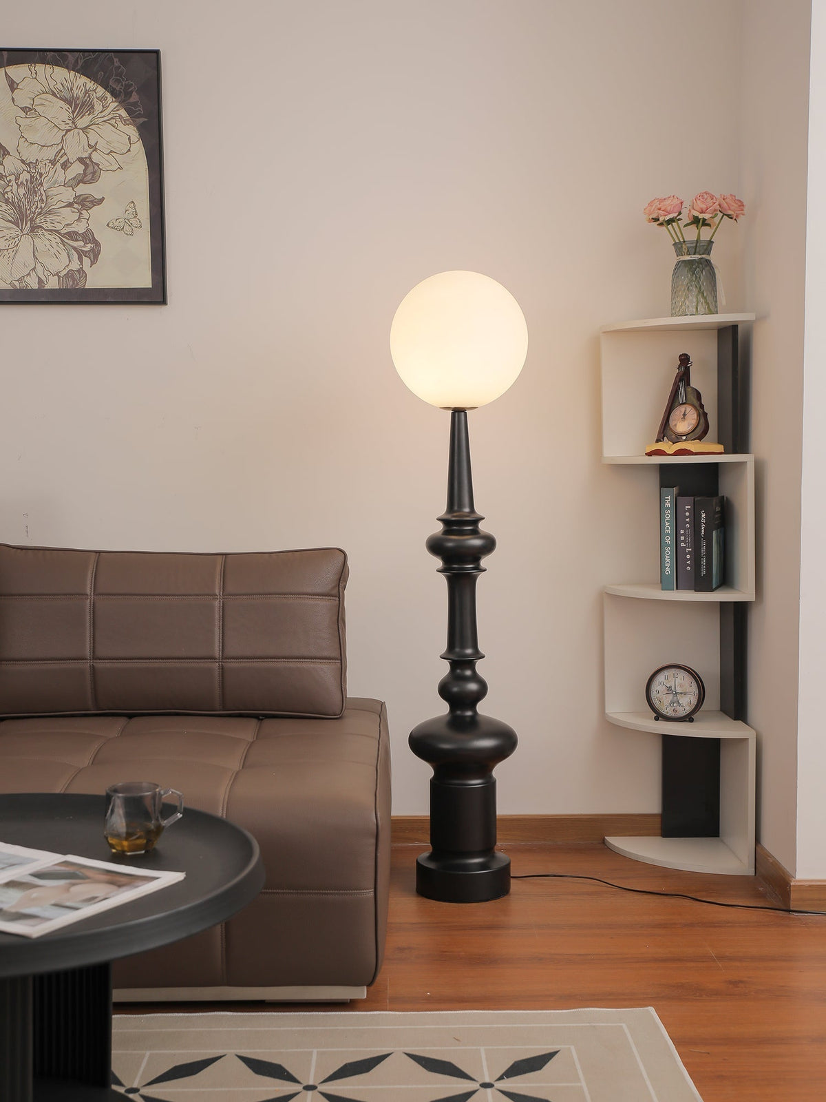 Riroxen vloerlamp Roman Column
