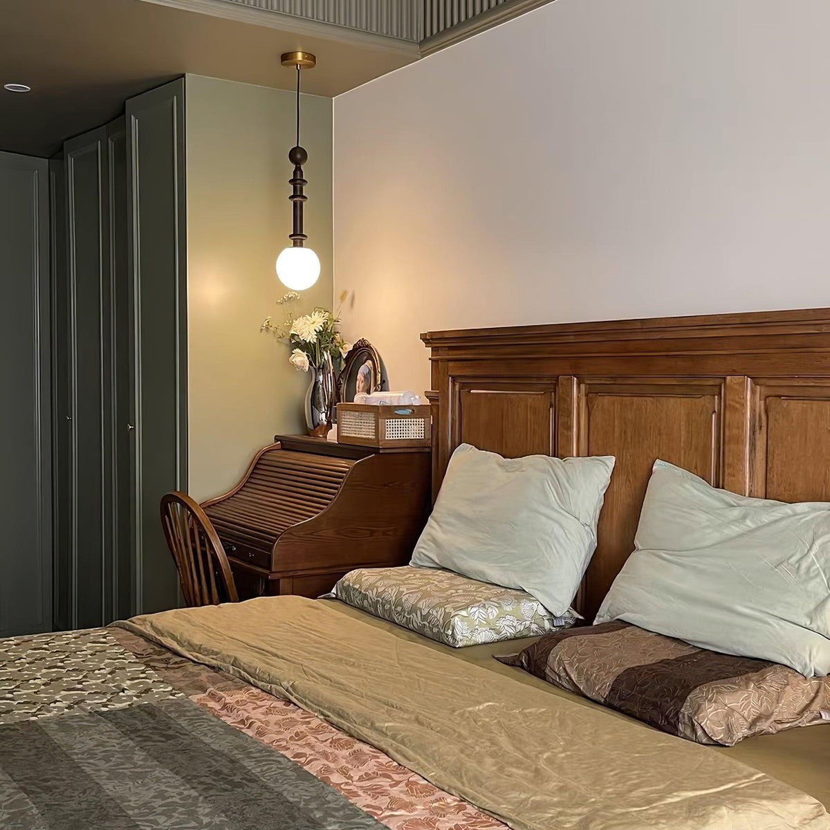 Barvel houten industriële hanglamp