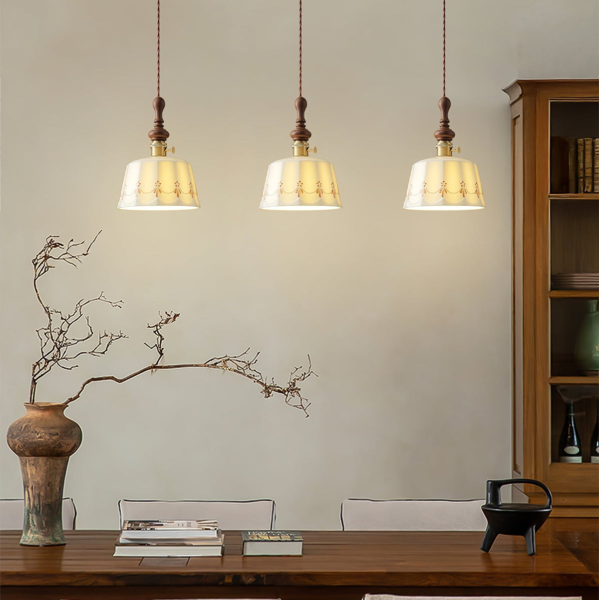 Ceraeyre Vintage Keramische hanglamp