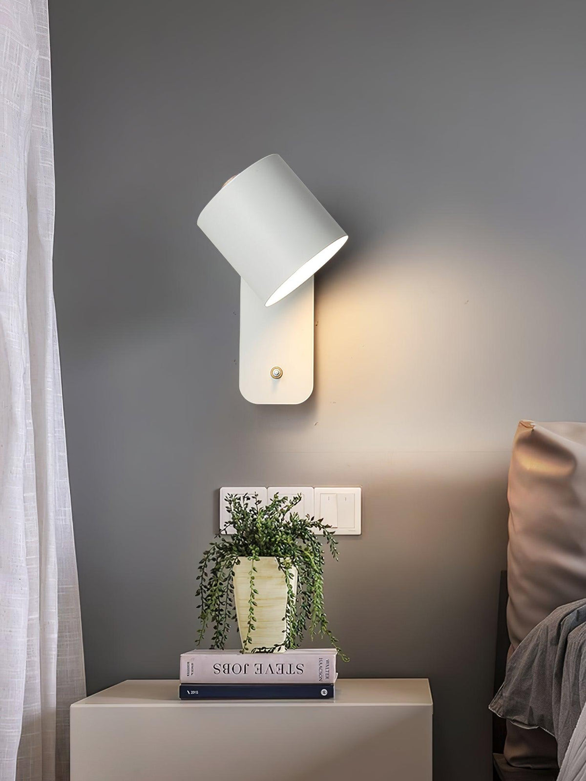 Lumuiella wandlamp met Draaibare Cilinder