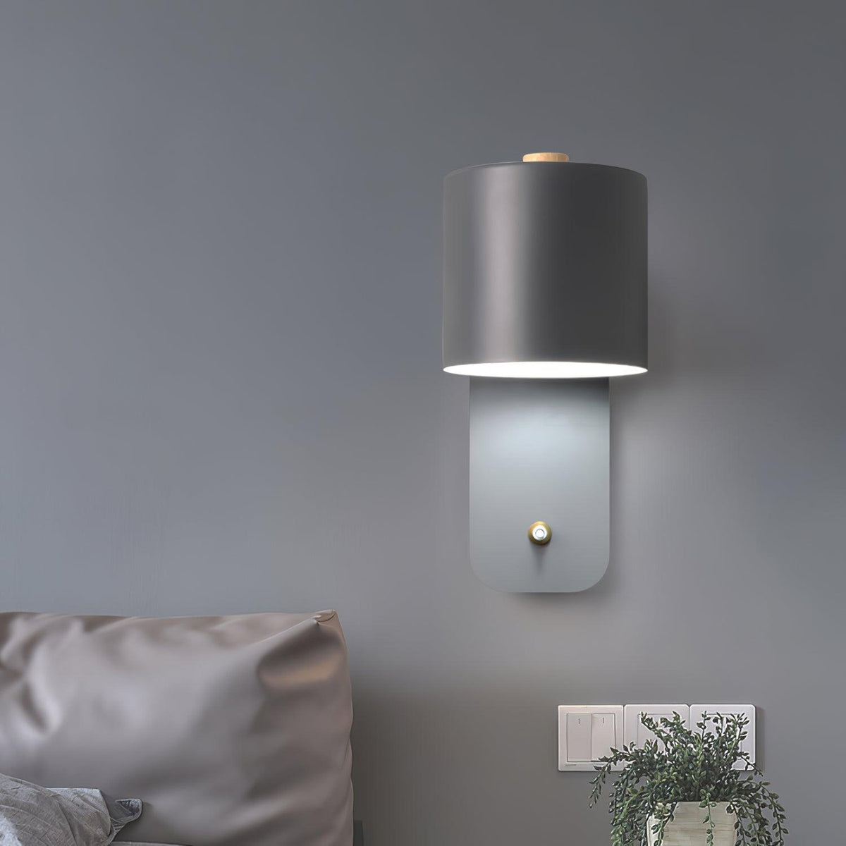 Lumuiella wandlamp met Draaibare Cilinder