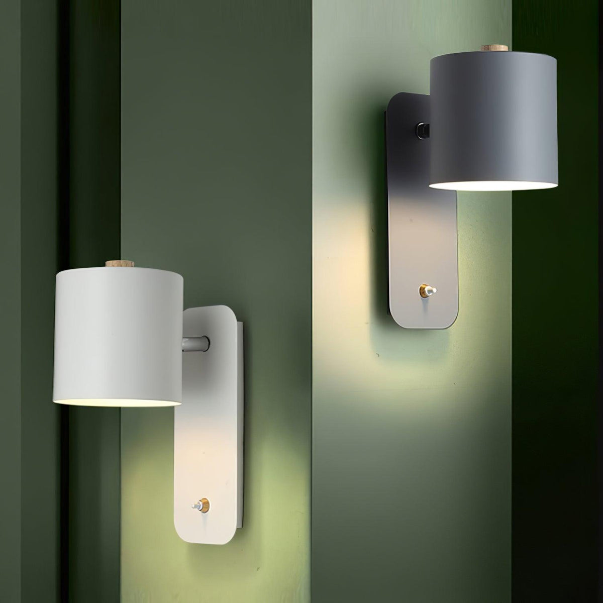 Lumuiella wandlamp met Draaibare Cilinder