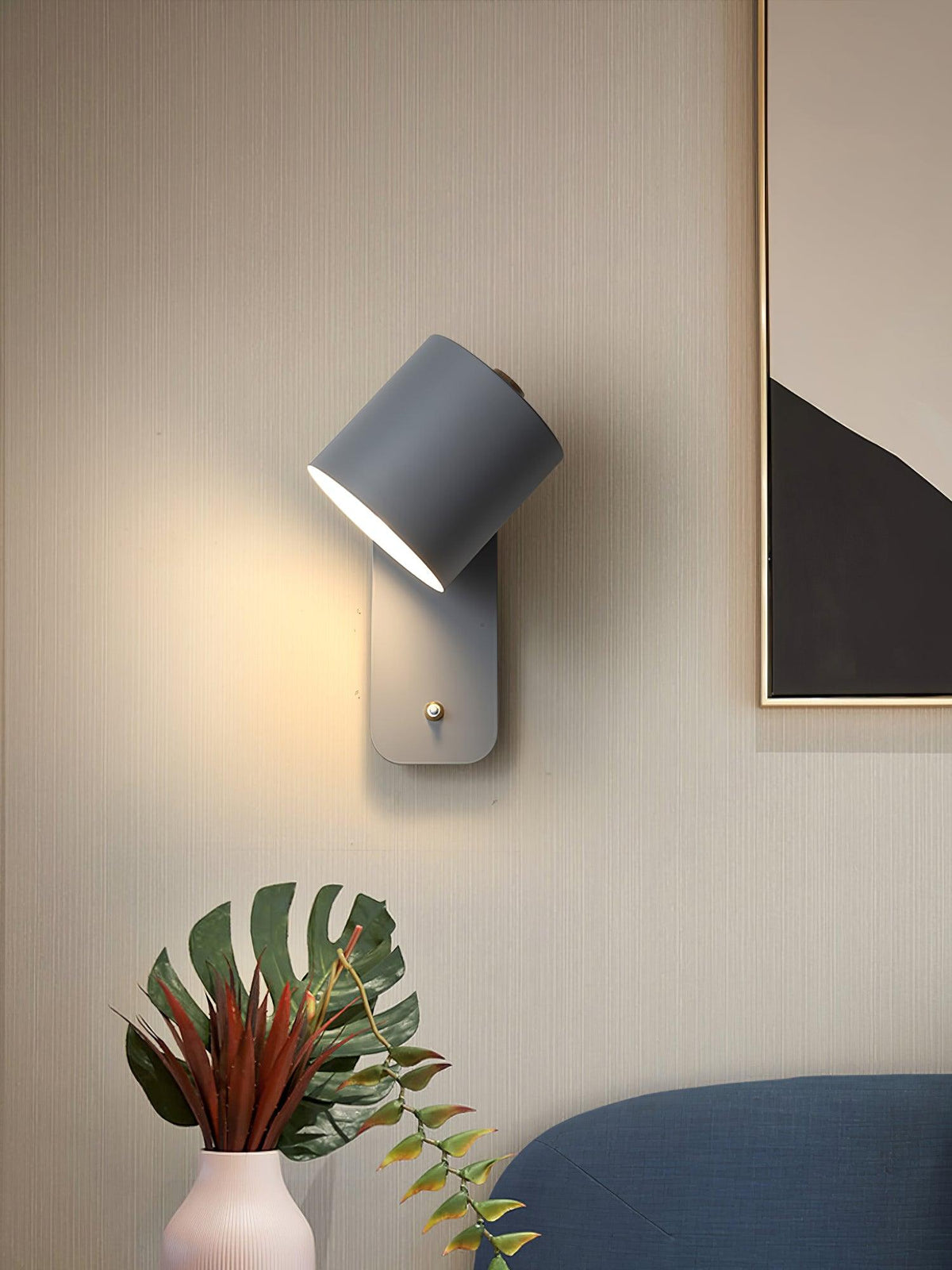 Lumuiella wandlamp met Draaibare Cilinder