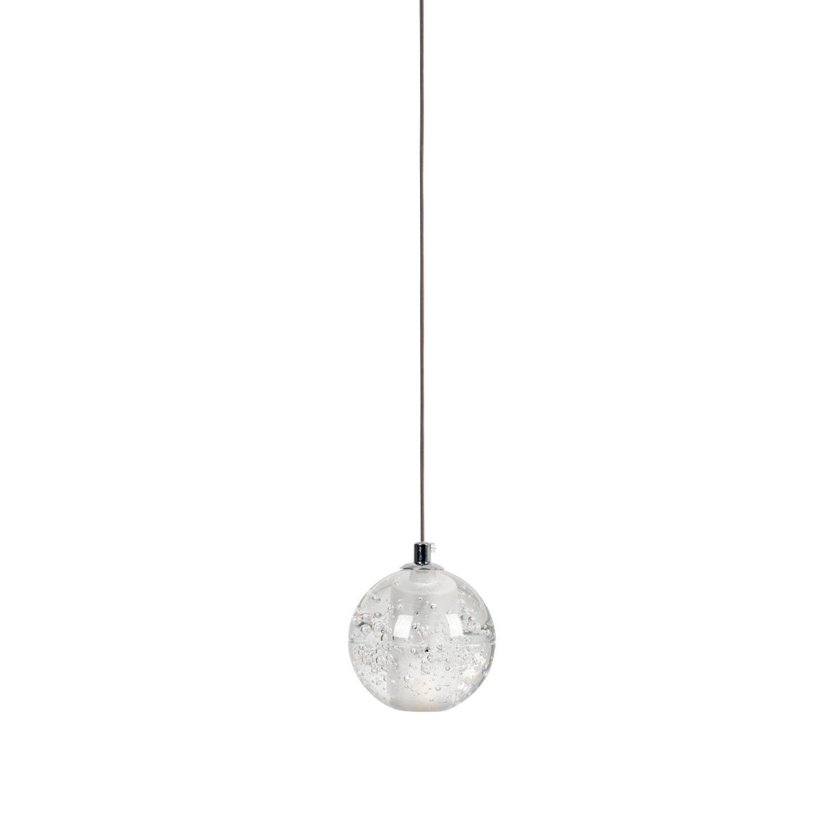 Kristallen bolcluster hanglamp