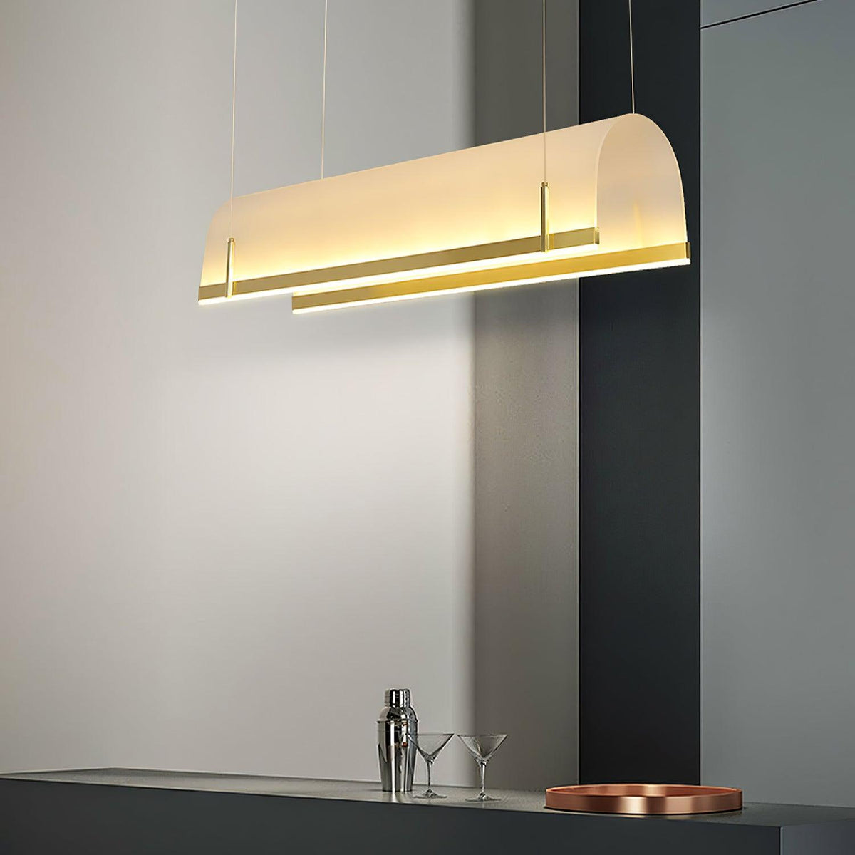Cevinen Linear Goud hanglamp