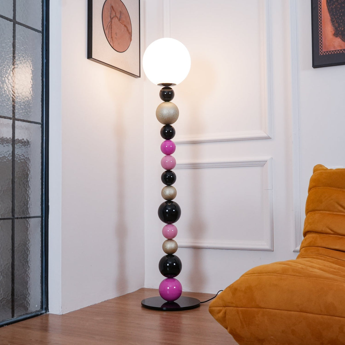 Kaleido Ronde Ballen Stapelbare vloerlamp