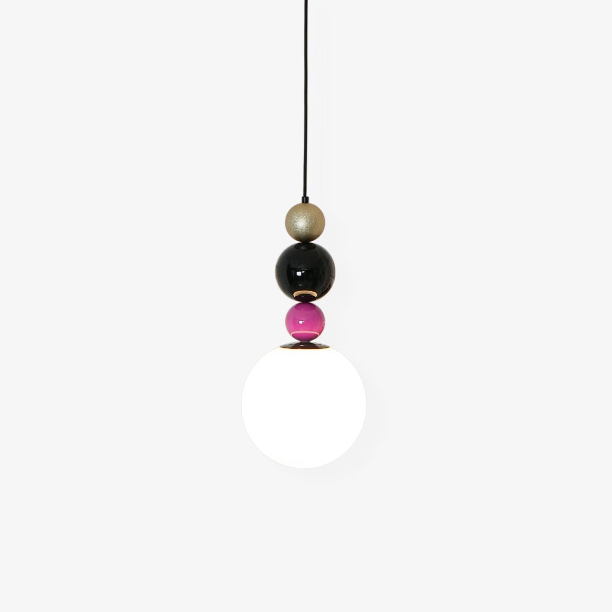Eshaisra Noordse kunst ronde ballen stapelende glas hanglamp
