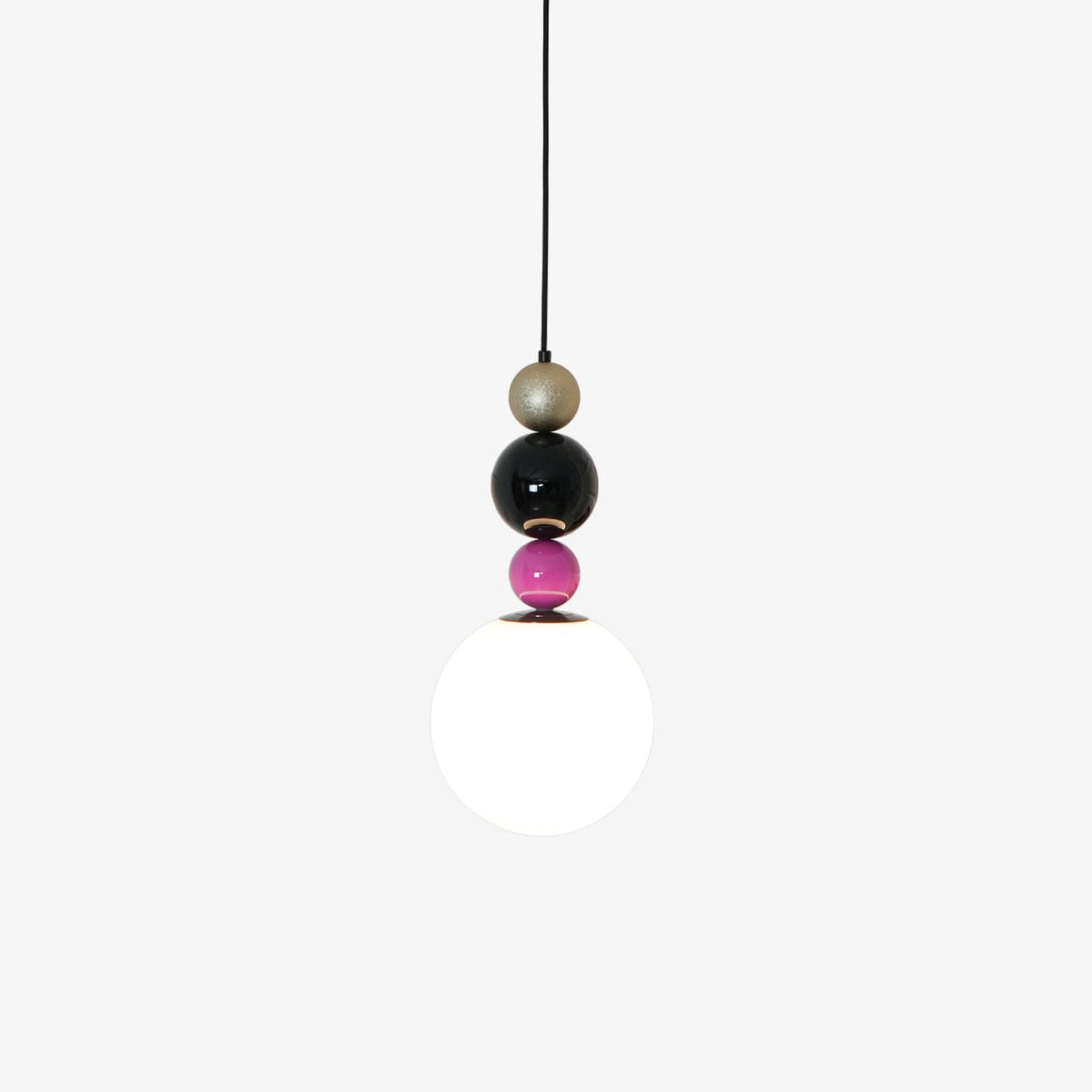 Eshaisra Noordse kunst ronde ballen stapelende glas hanglamp
