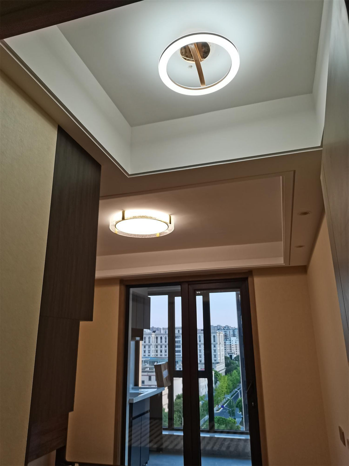 Erliris ronde plafondlamp met laag profiel
