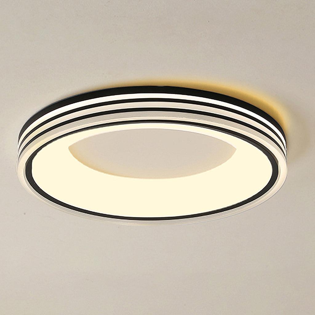 Liroxen plafondlamp ronde vorm ingezonken midden minimalistisch warm