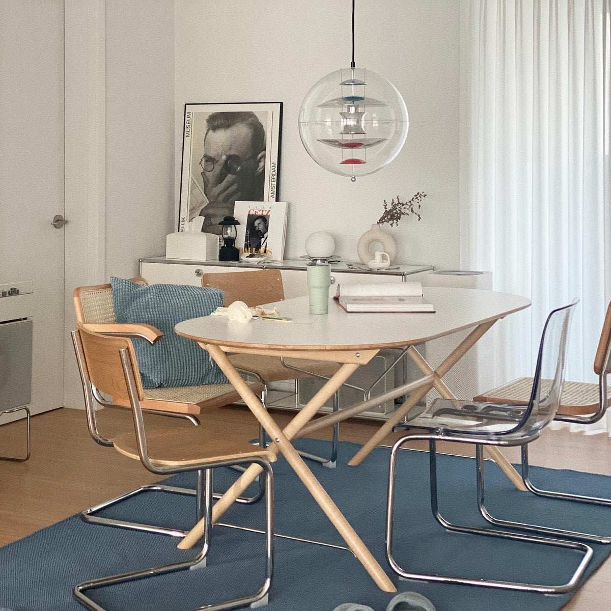 Gyan Futuristische hanglamp van aluminium