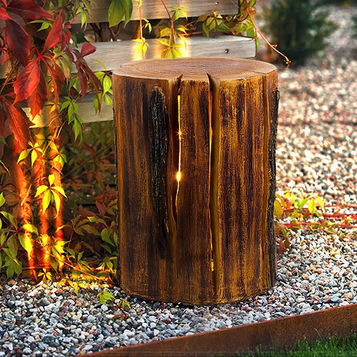Lemn Log Outdoor LED Licht