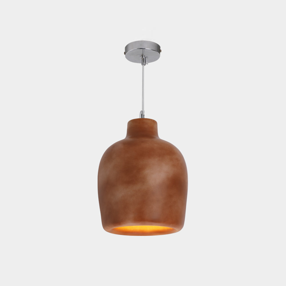 Byers Wabi Sabi Kruikvormige LED Hanglamp Oranje/Grijs Eettafel
