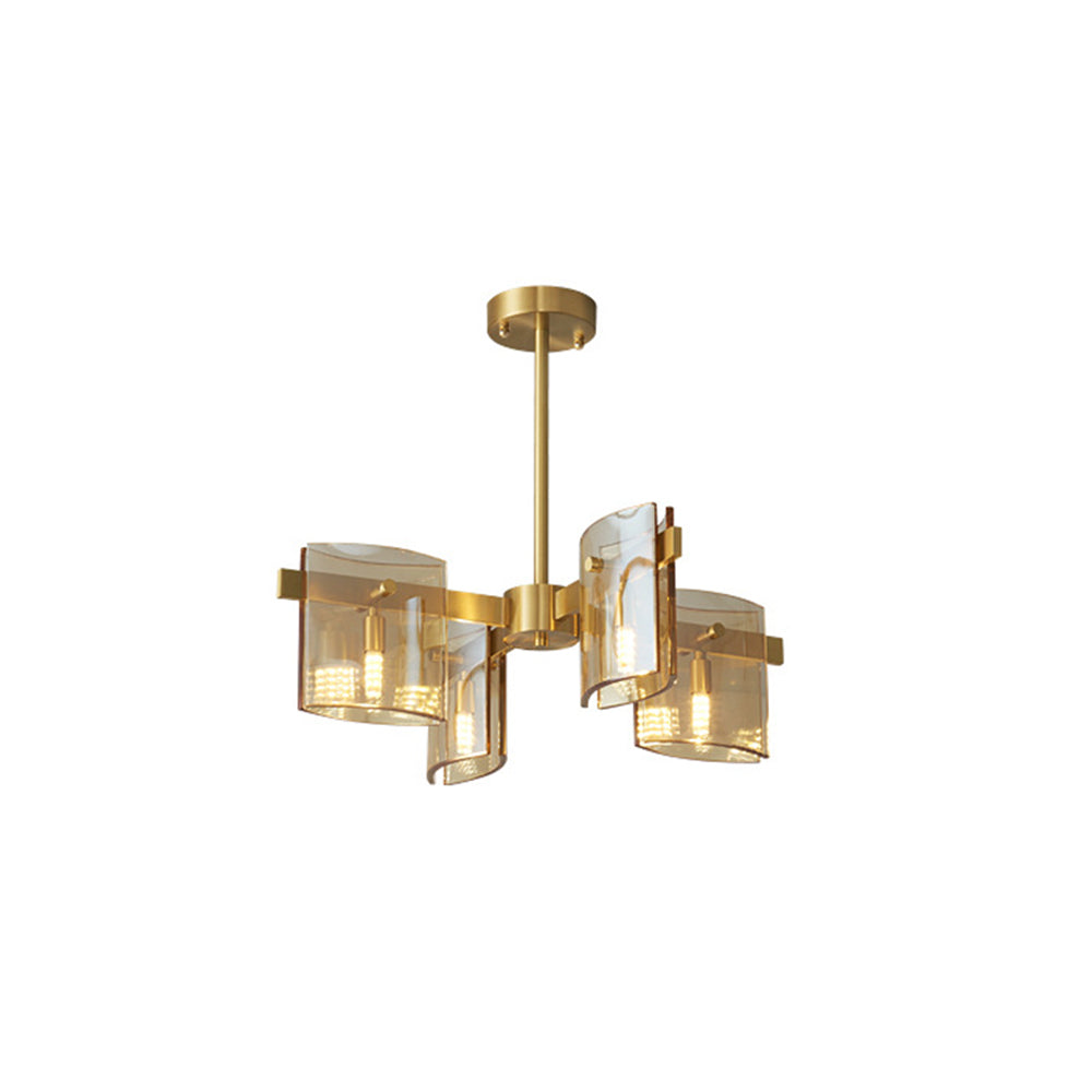 Evette Moderne Design LED Minimalistische Metaal Hanglamp Met Meerdere Koppen Zwart/Goud Slaap/Eetkamer