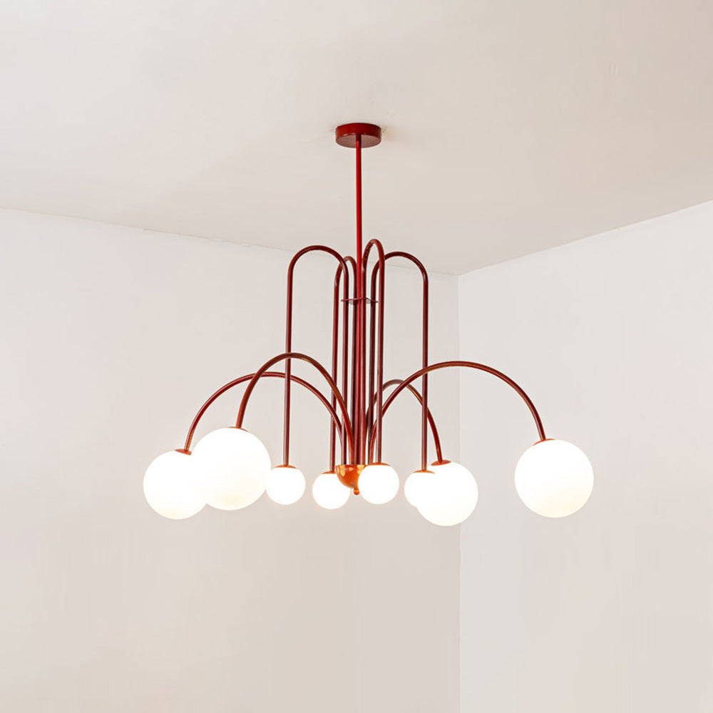 Avi Moderne Met Dubbele Laag Glas Wit/Zwarte Hanglamp, Woonk/Eetk/ Slaapkamer