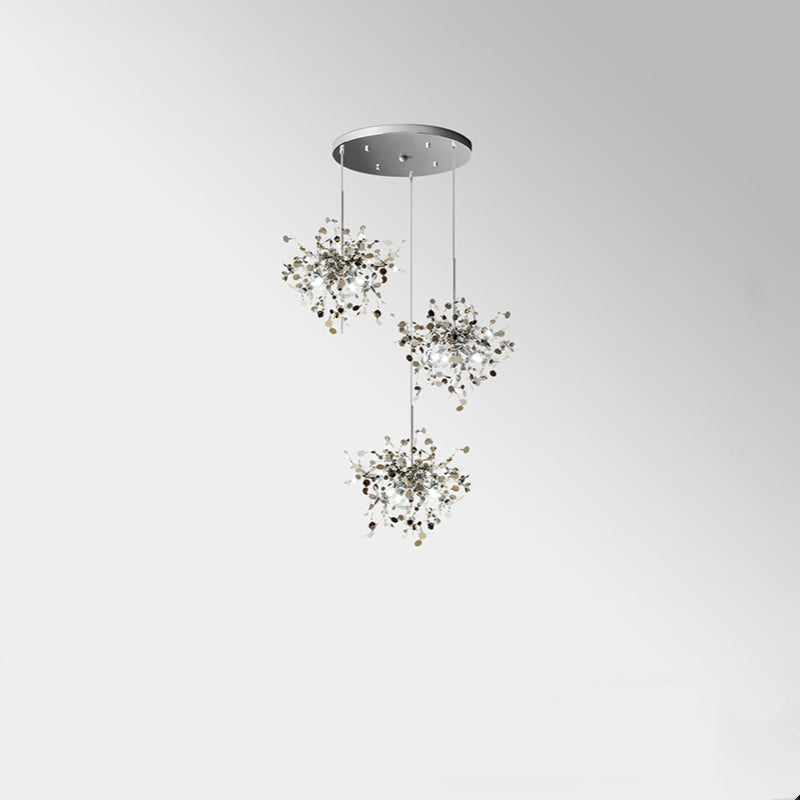Olivia Design Vuurwerk LED Hanglamp Metaal Goud/Zilver Slaap/Woon/Eetkamer