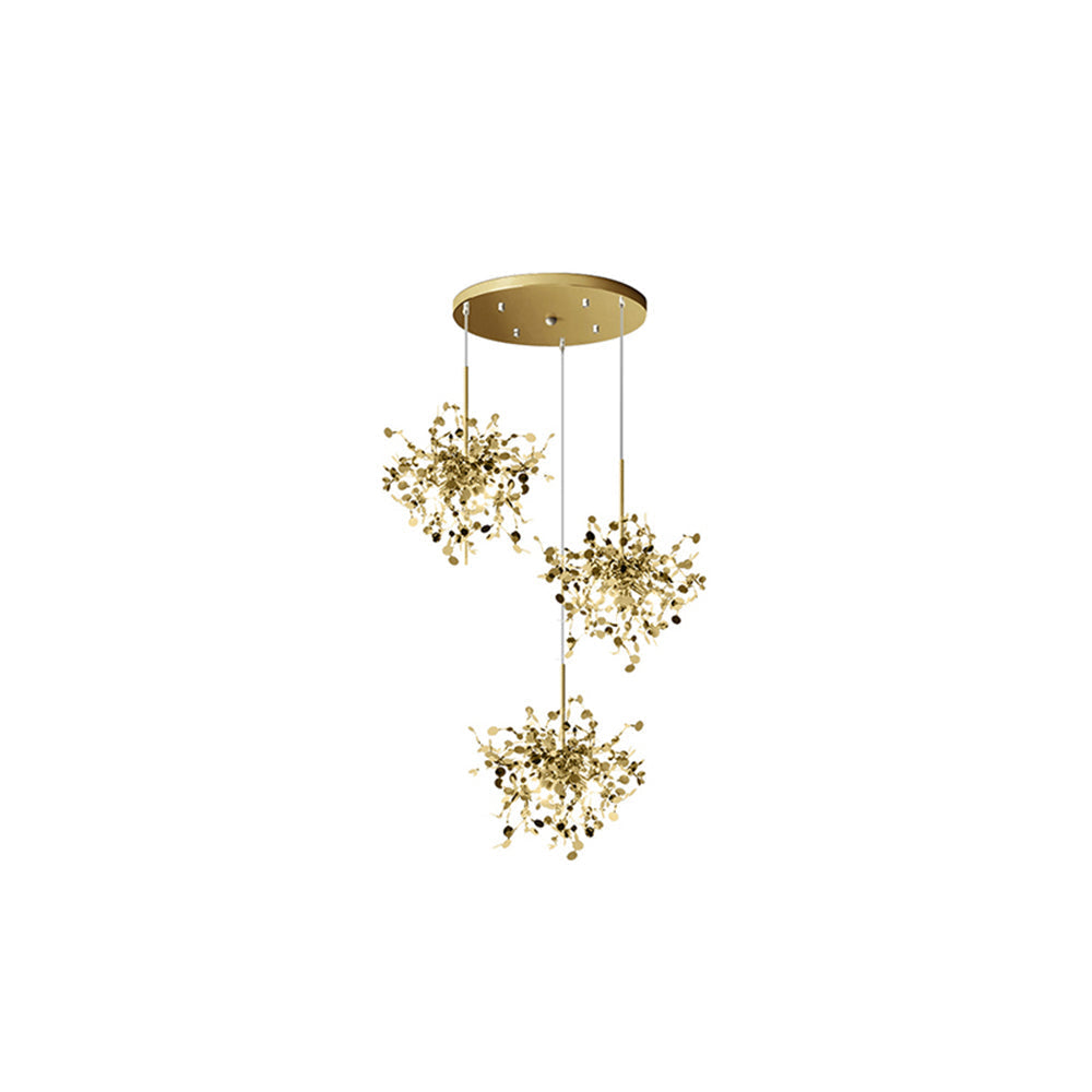 Olivia Design Vuurwerk LED Hanglamp Metaal Goud/Zilver Slaap/Woon/Eetkamer