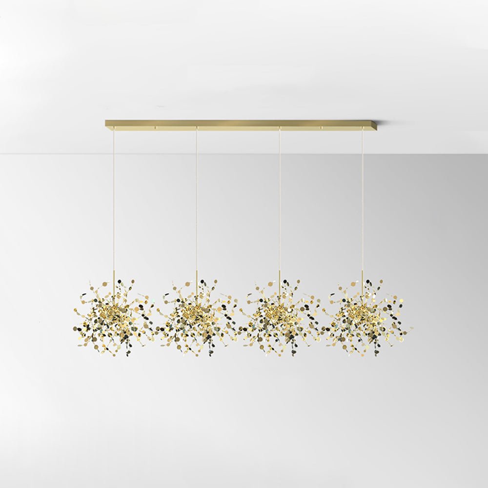 Olivia Design Vuurwerk LED Hanglamp Metaal Goud/Zilver Slaap/Woon/Eetkamer