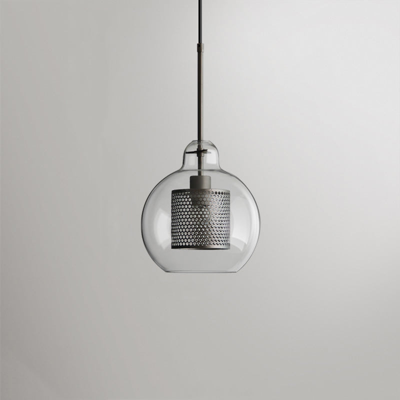 Oneal Retro Ronde LED Hanglampen Gouden Metaal Glas Woonkamer