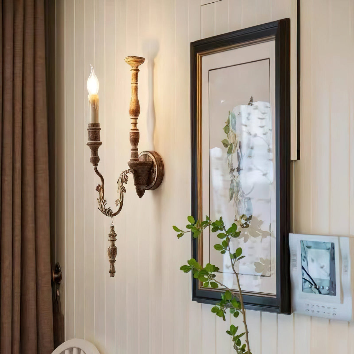Teriaielle wandlamp