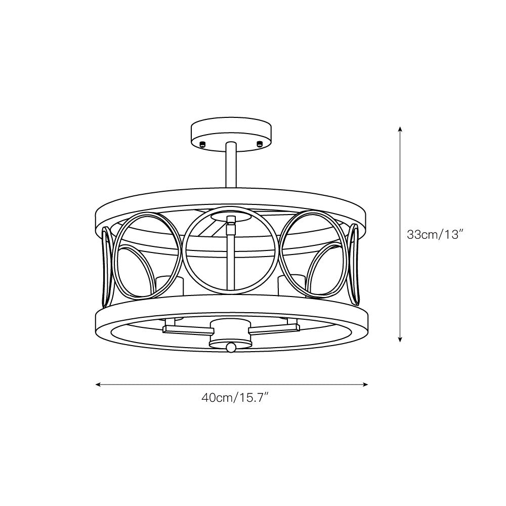 Rivelora plafondlamp