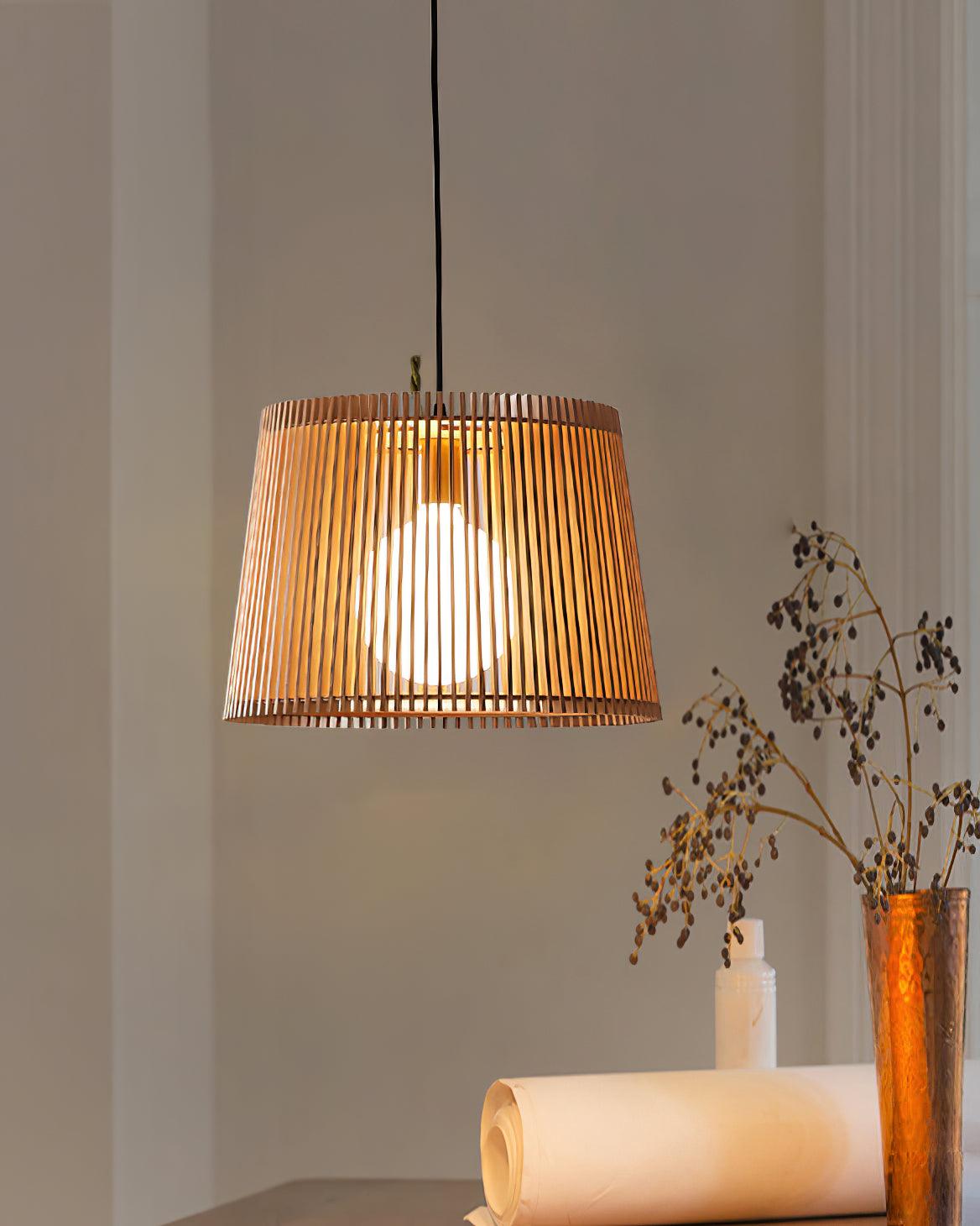 Clou Houten Retro hanglamp