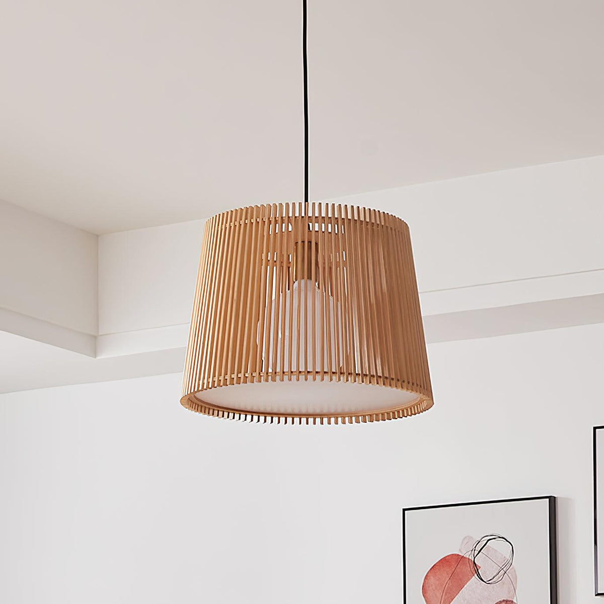 Clou Houten Retro hanglamp