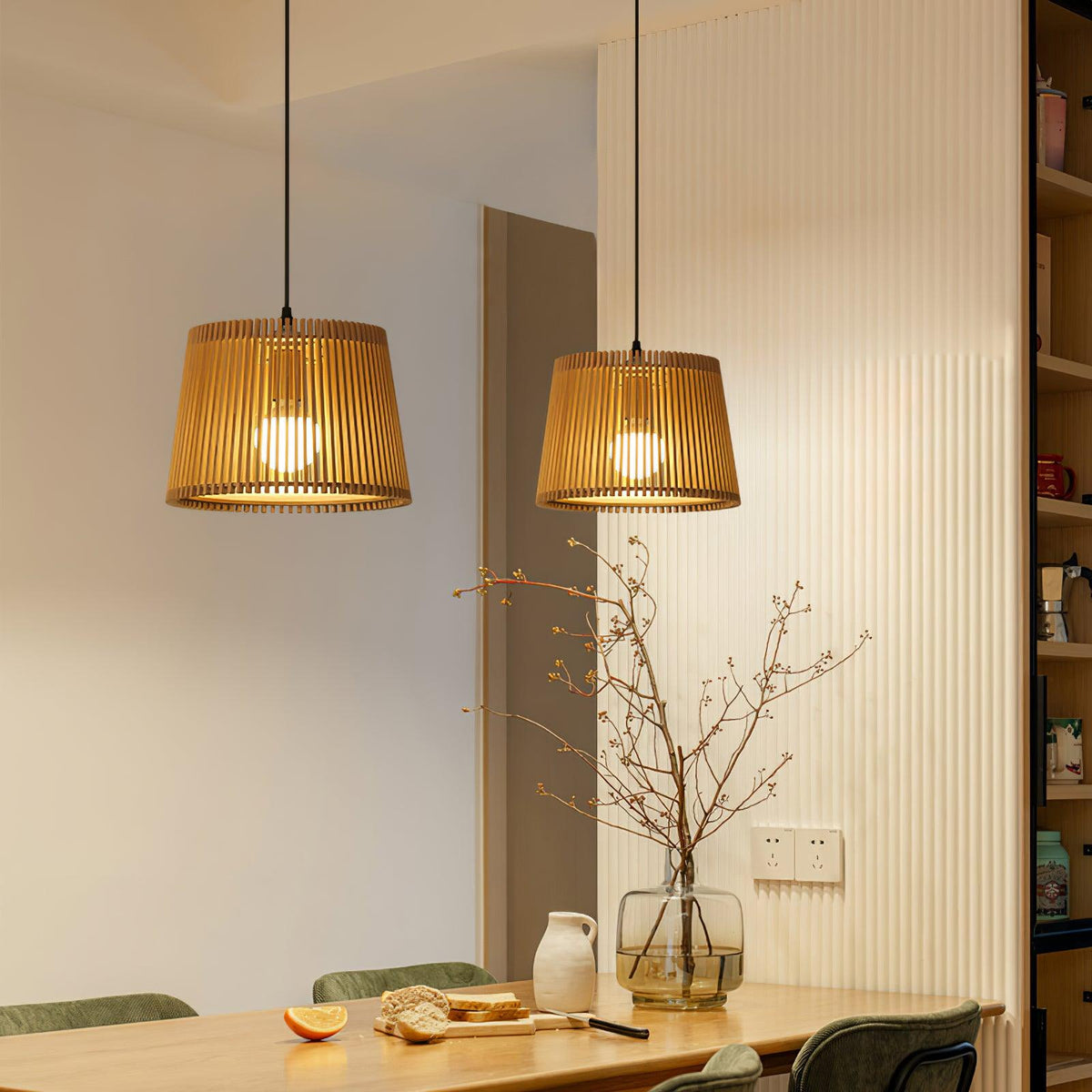 Clou Houten Retro hanglamp