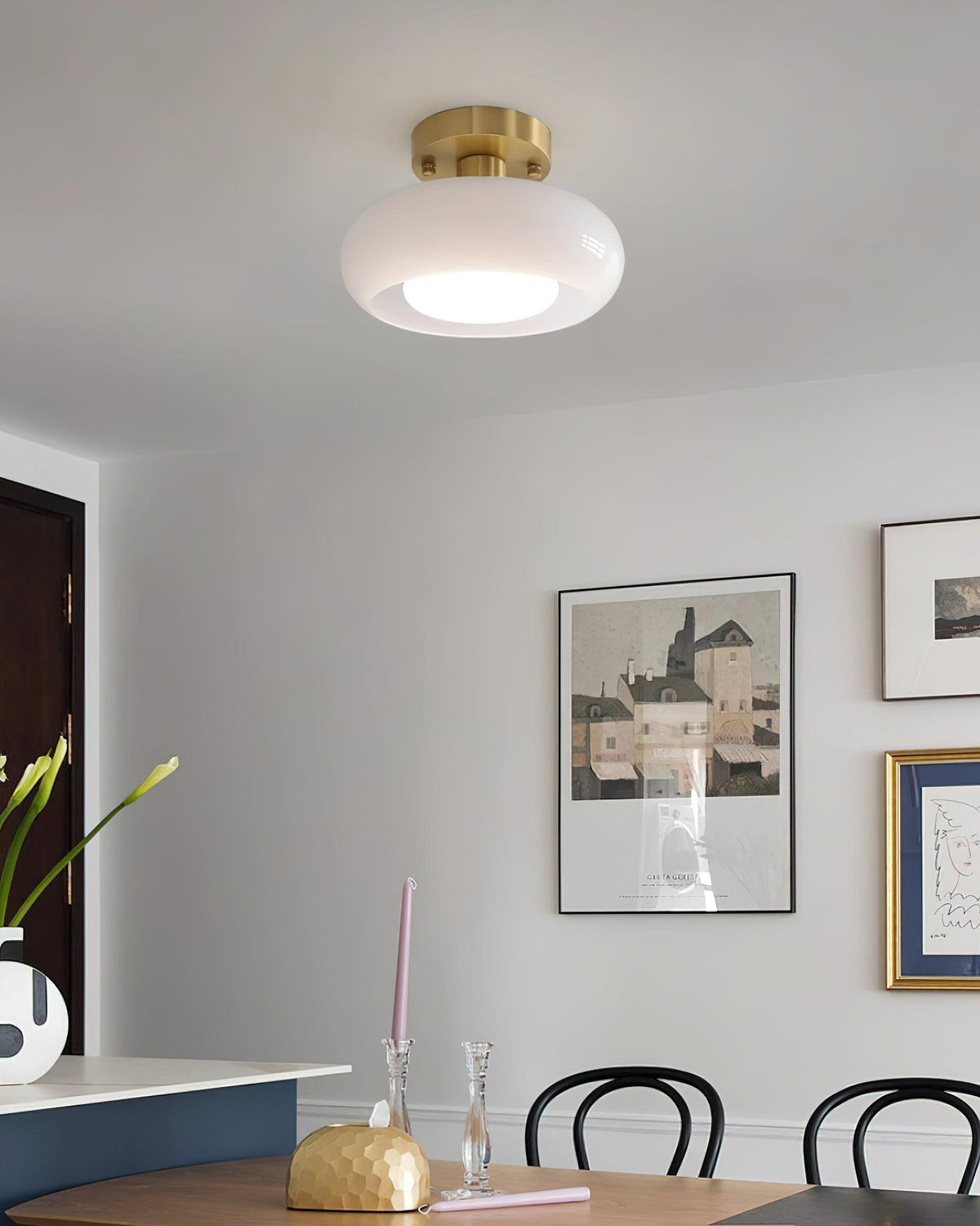 Liorelella glazen plafondlamp
