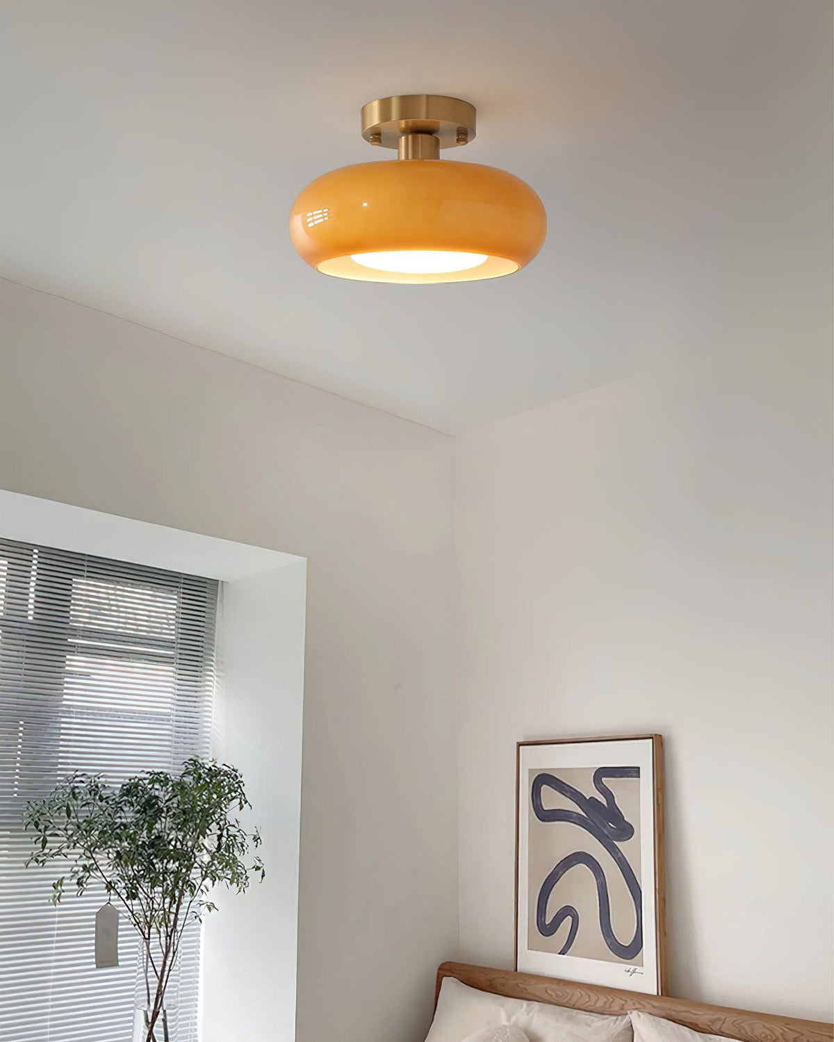 Liorelella glazen plafondlamp