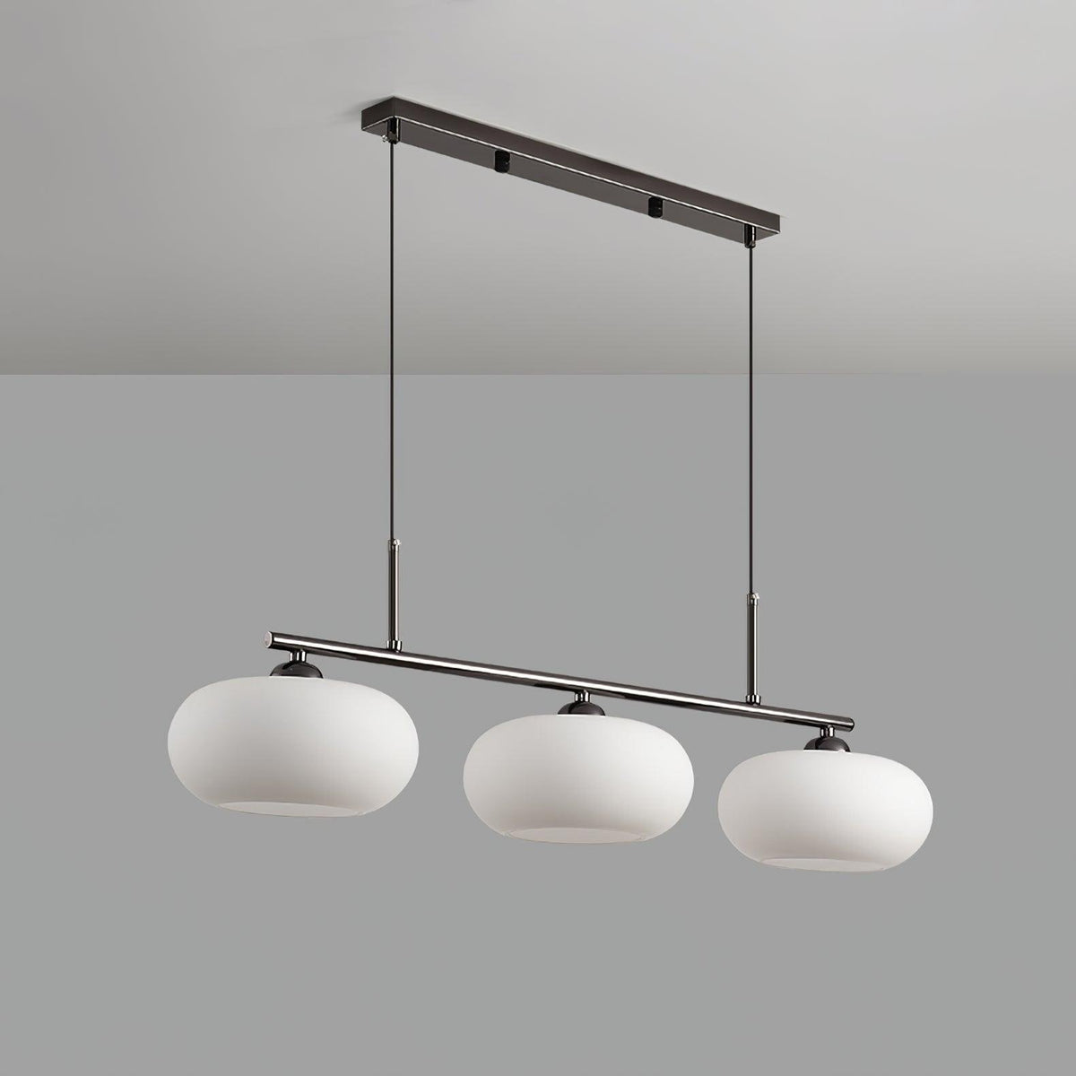 Lumeiella hanglamp 3-licht bolvormig lineair