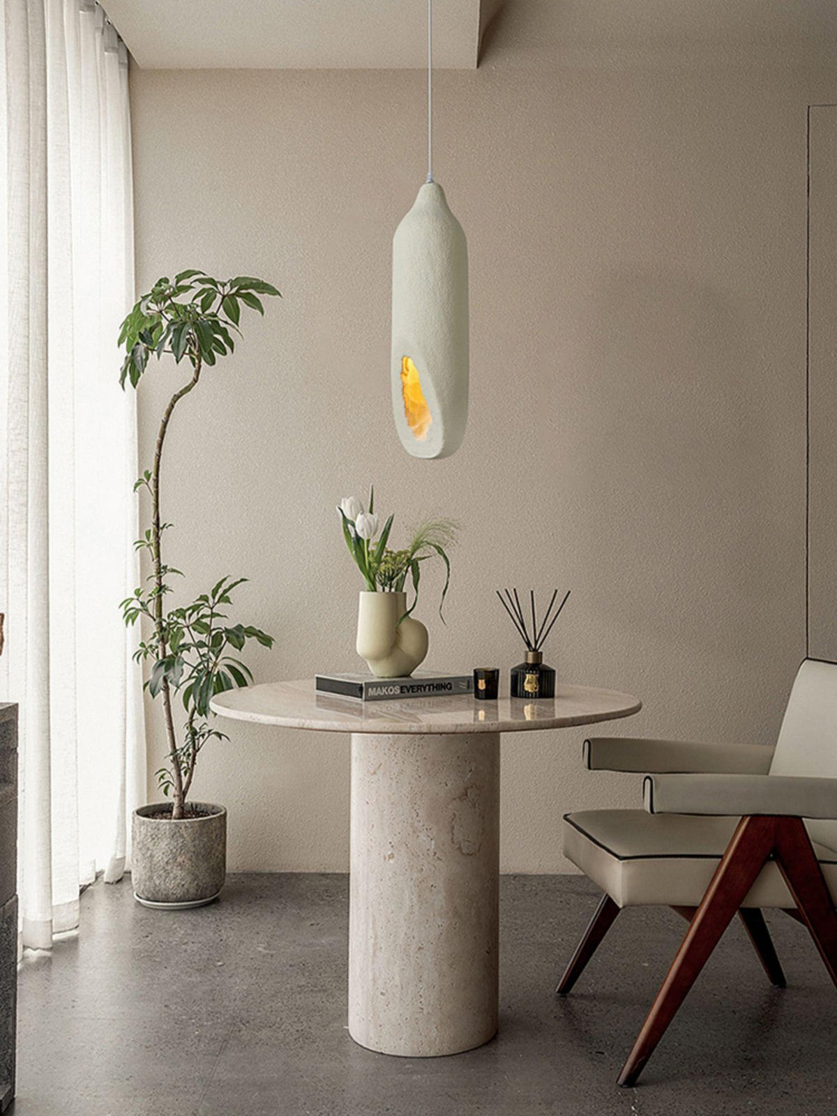 Anorion Moderne minimalistische hanglamp van plastic