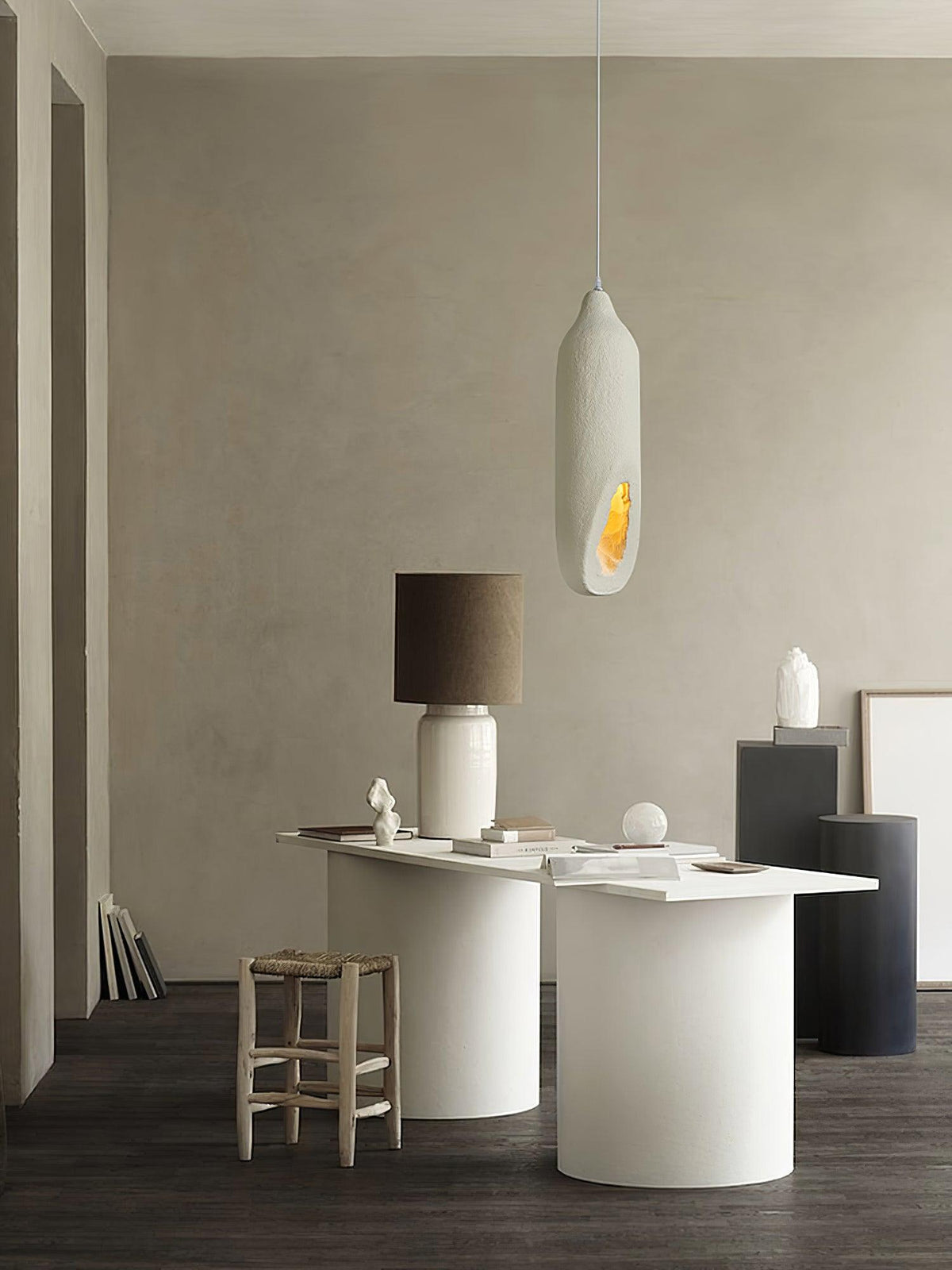 Anorion Moderne minimalistische hanglamp van plastic