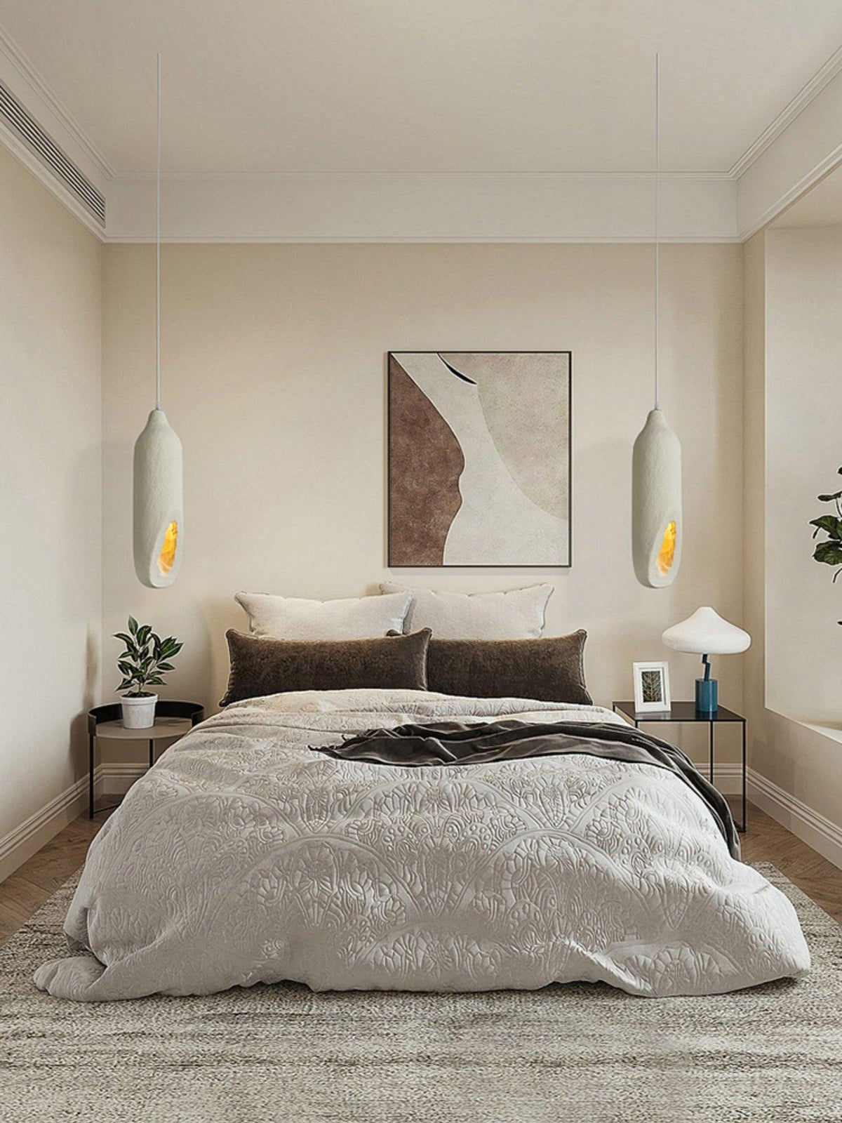 Anorion Moderne minimalistische hanglamp van plastic