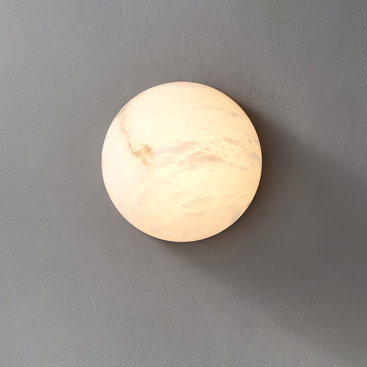 Elthen Minimalistische plafondlamp van albast
