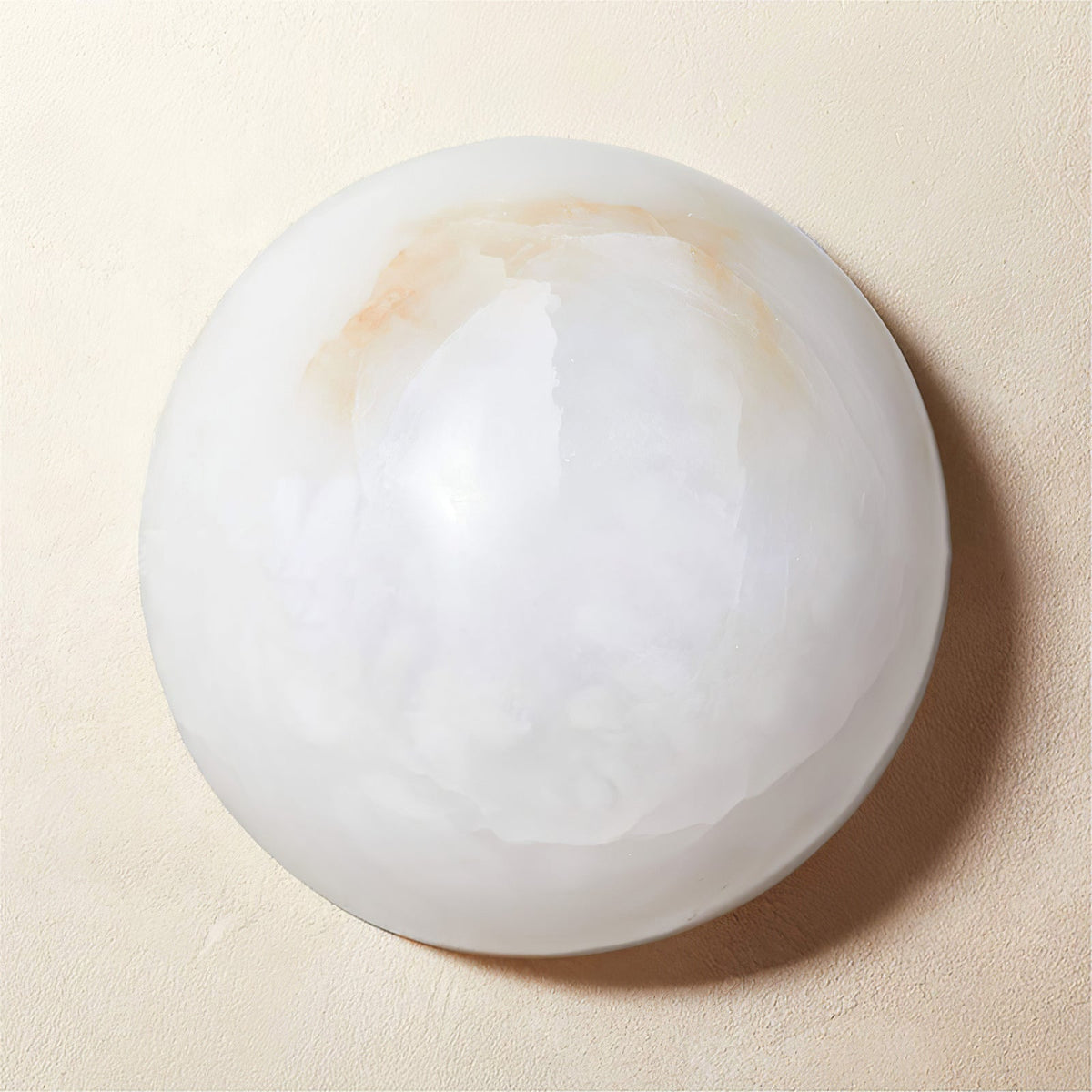 Elthen Minimalistische plafondlamp van albast