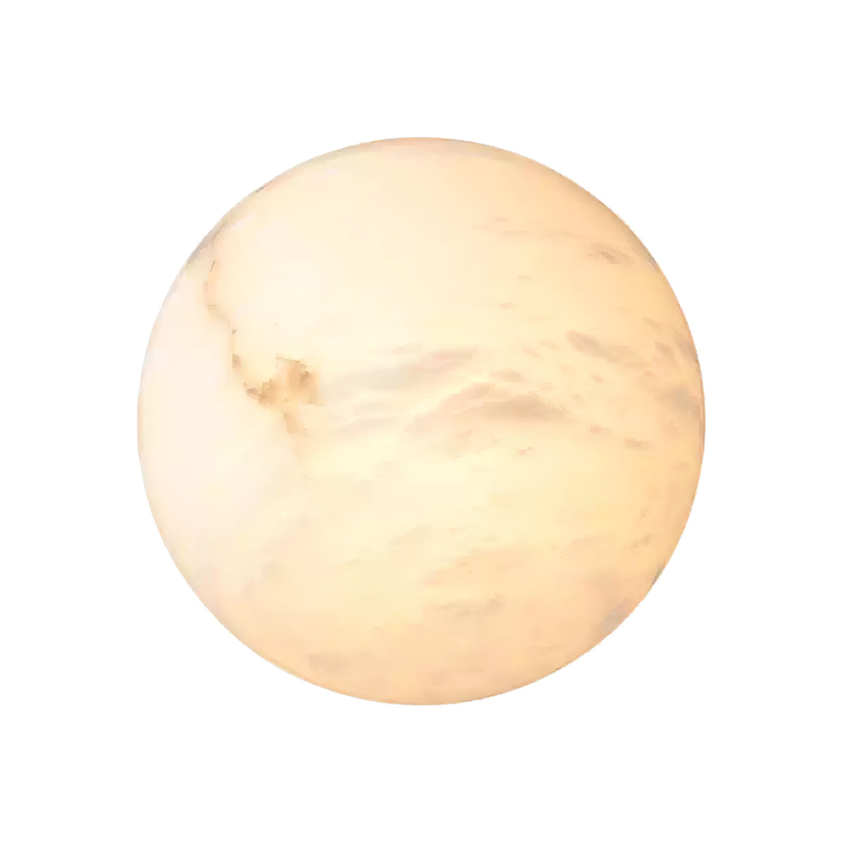 Elthen Minimalistische plafondlamp van albast
