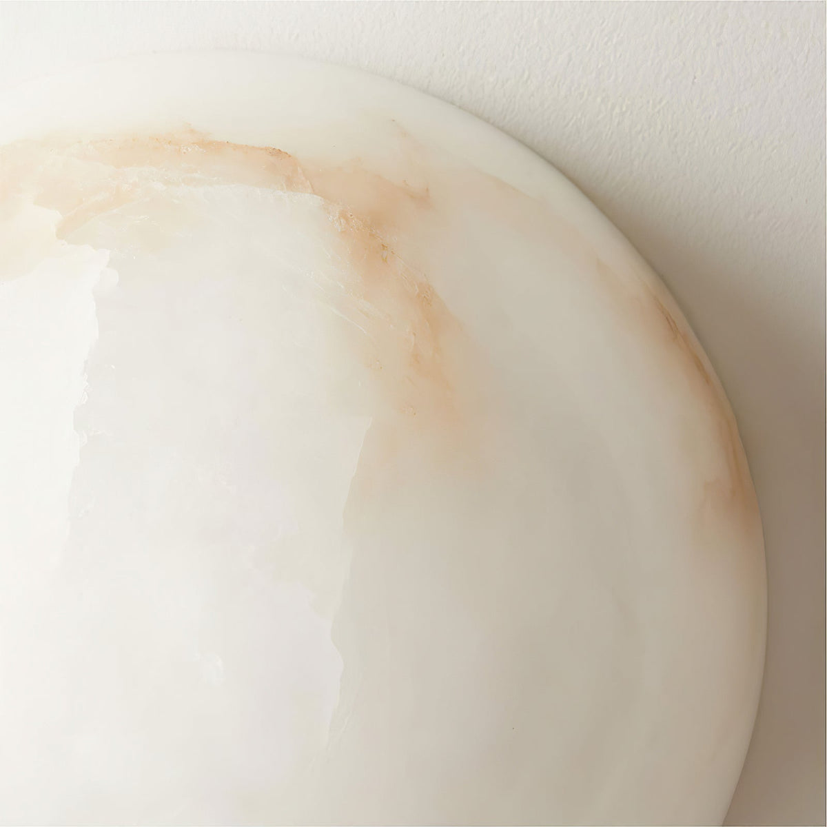 Elthen Minimalistische plafondlamp van albast