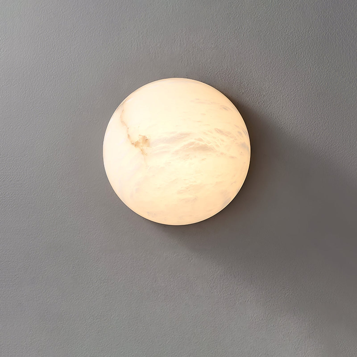 Elthen Minimalistische plafondlamp van albast