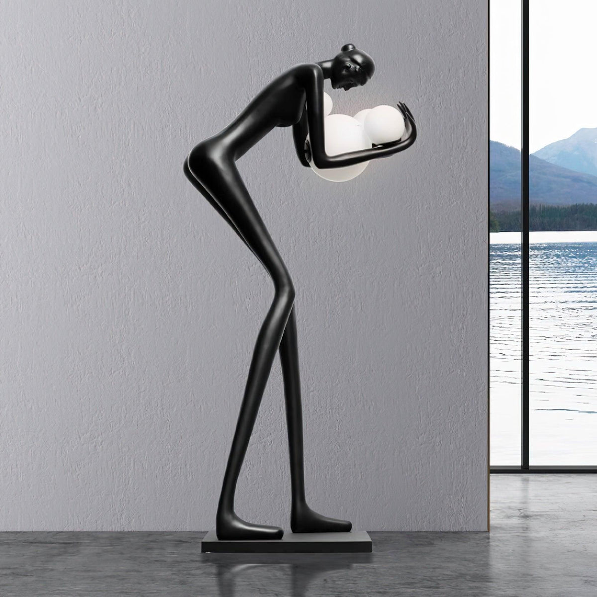 Cradle sculpturale vloerlamp
