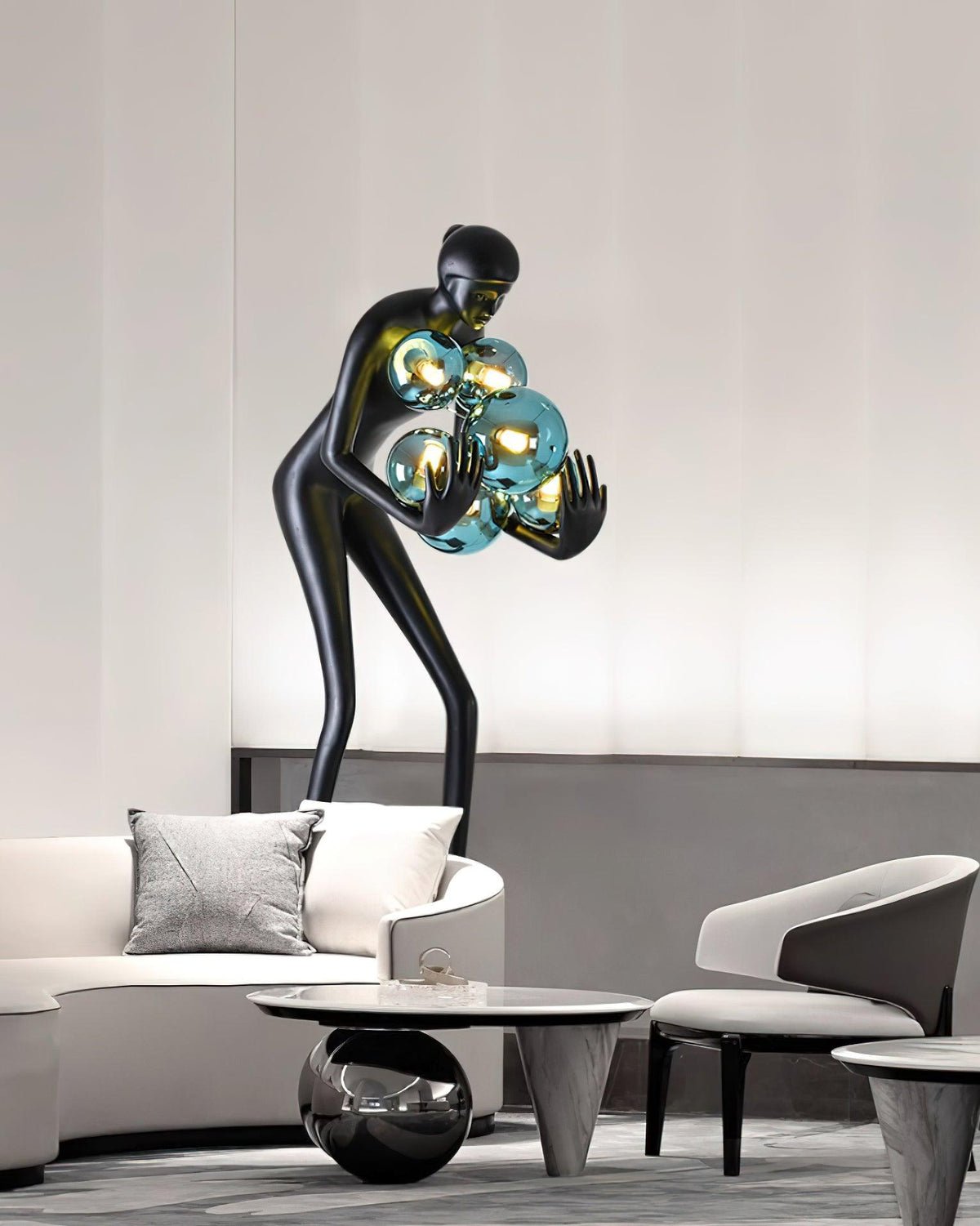 Cradle sculpturale vloerlamp