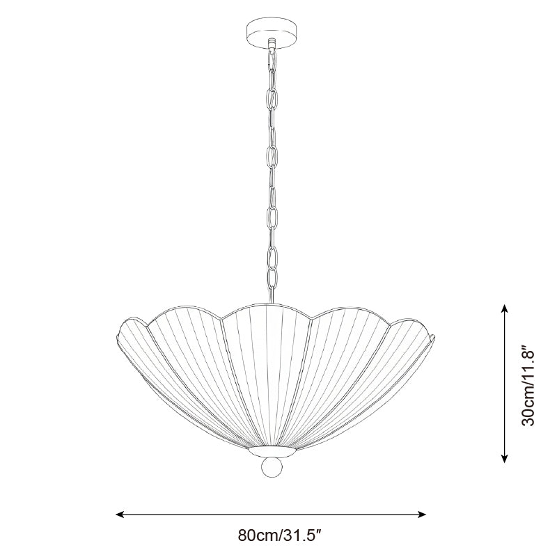 Travertin hanglamp