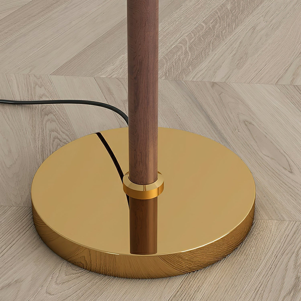 Vevenq vloerlamp met katoenen kap