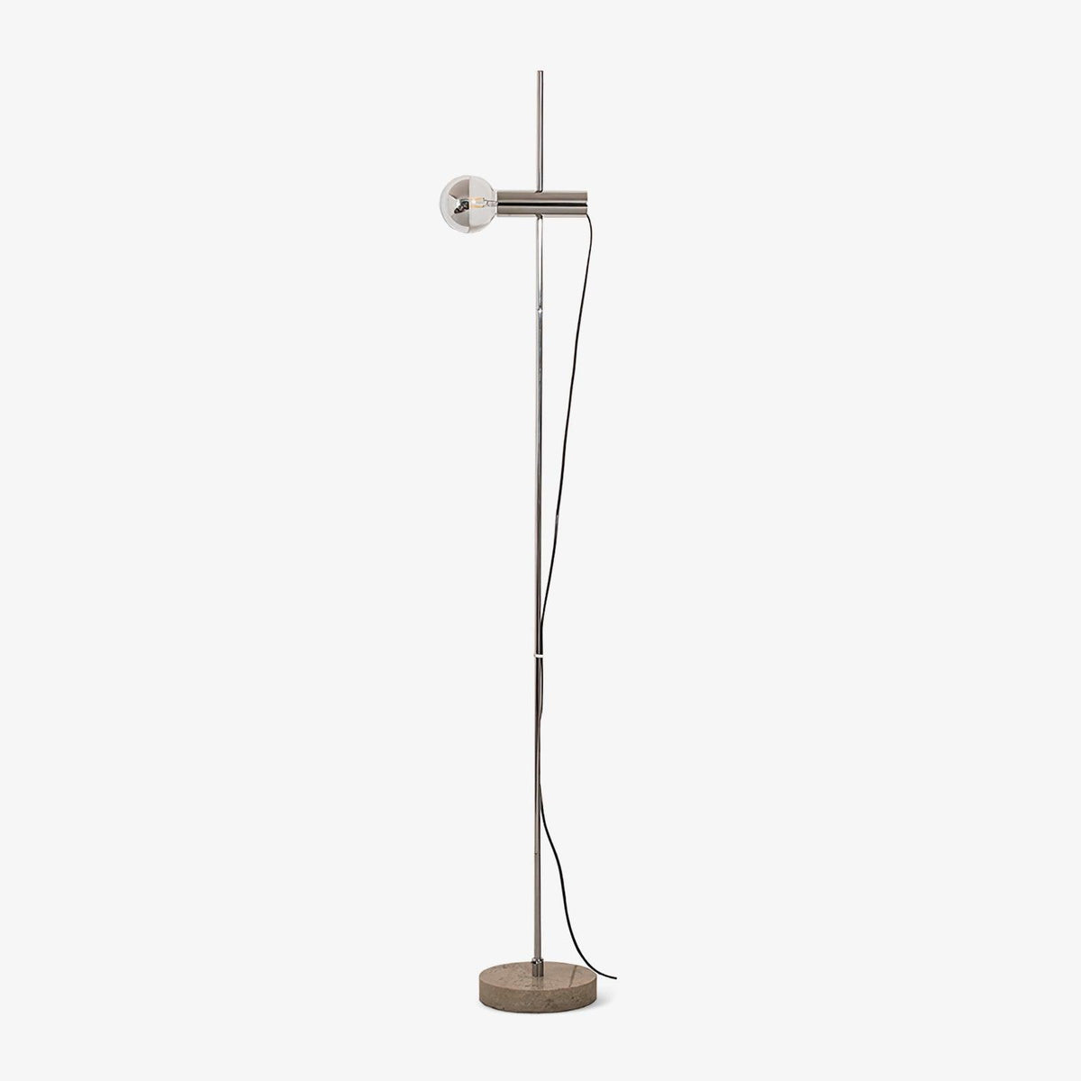 Orbital Industriële vloerlamp met marmeren voet