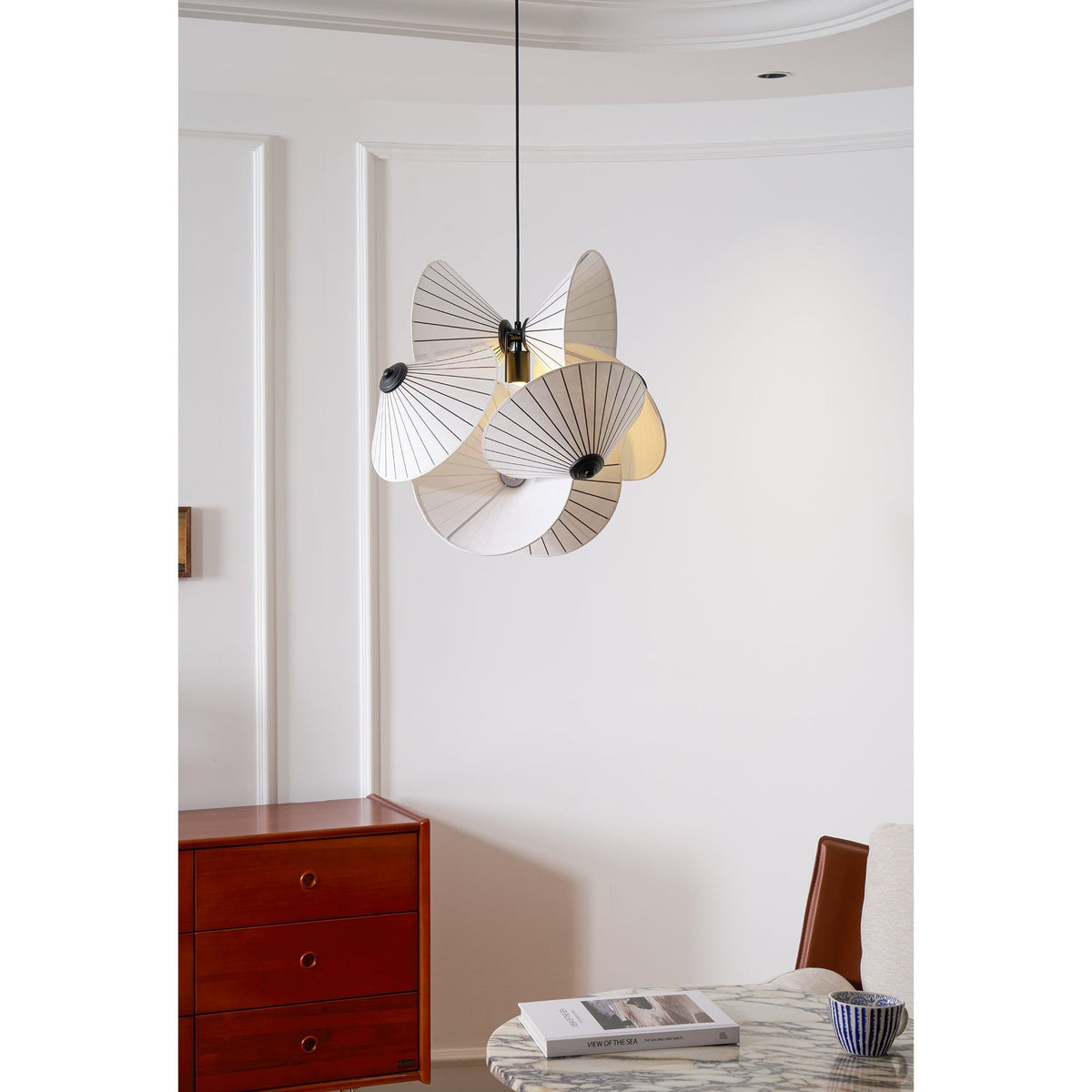 Florielle stoffen hanglamp