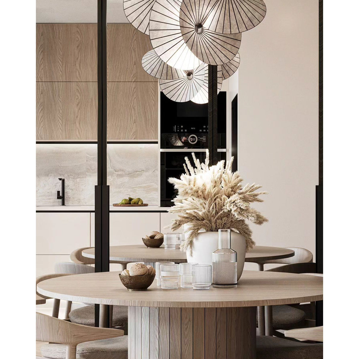Florielle stoffen hanglamp