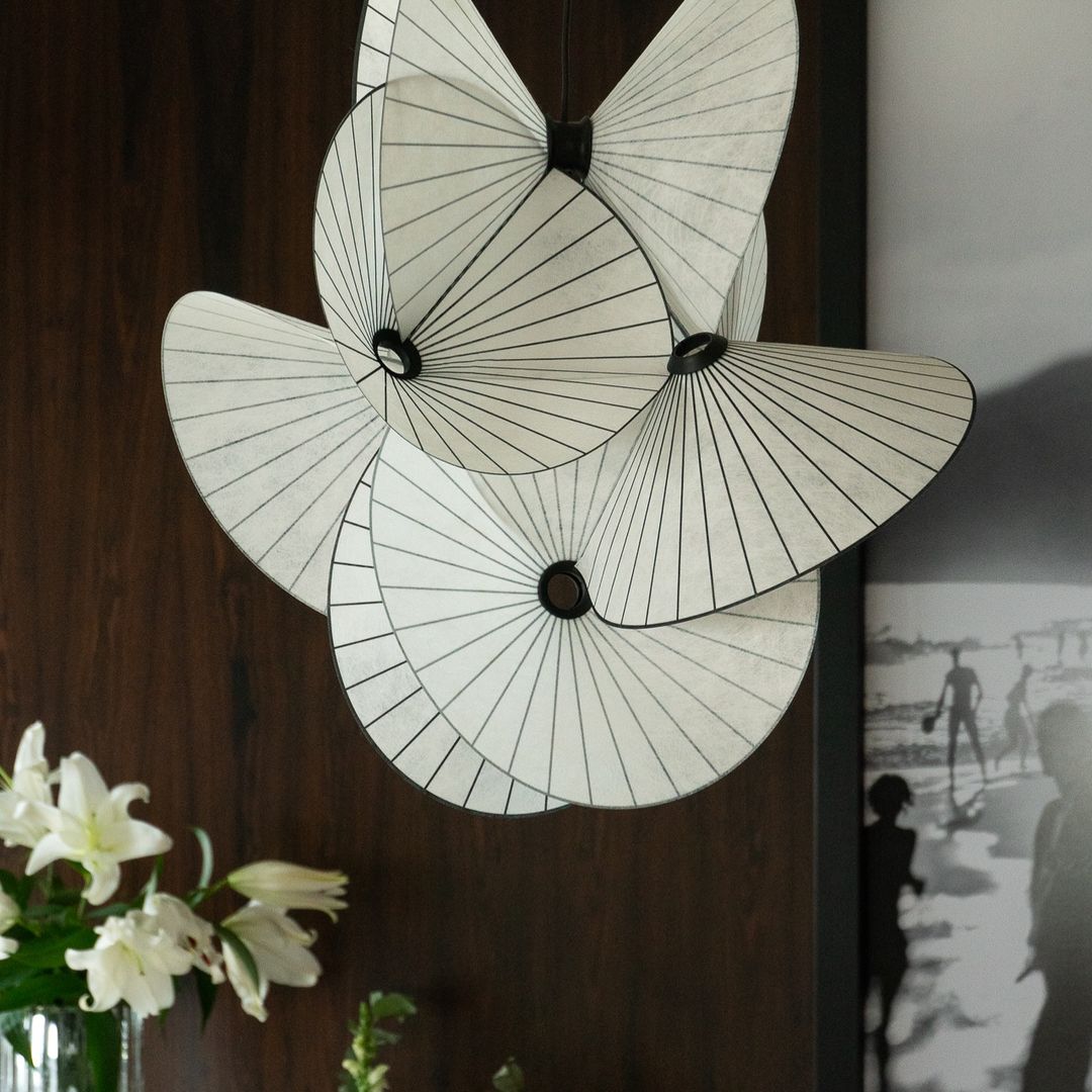 Florielle stoffen hanglamp