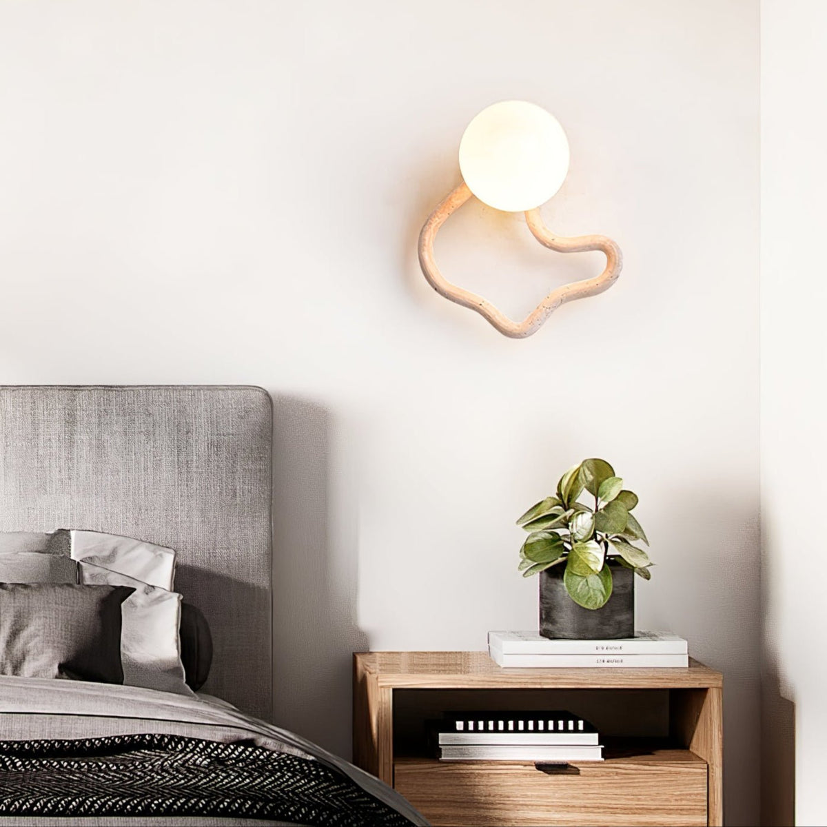 Cindor travertin wandlamp